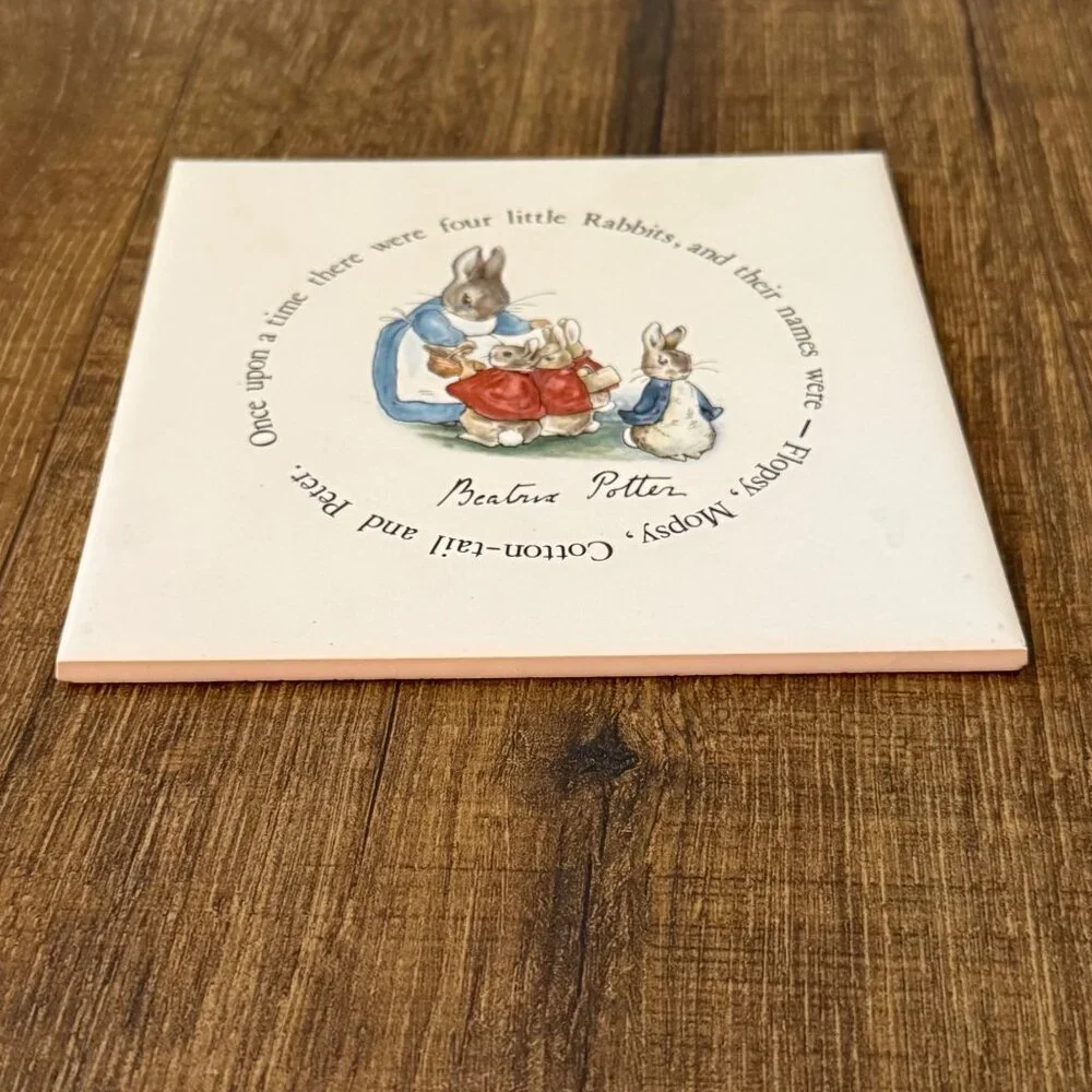 Peter Rabbit Trivet by Wedgwood of Etruria & Barlaston Made in England